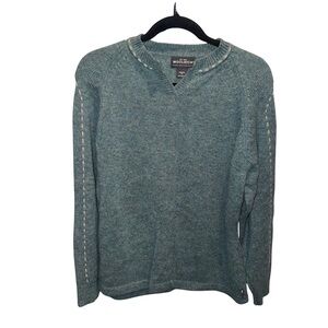 Woolrich 100% Wool Winter Turquoise Sweater Women’s XL